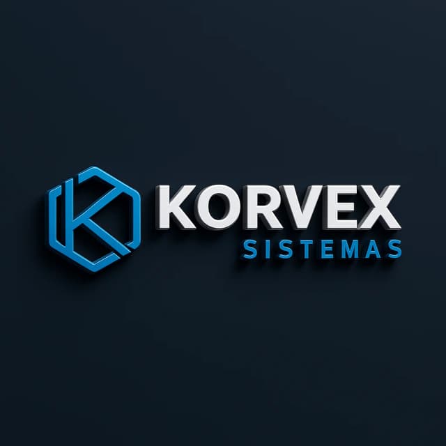 Logotipo Korvex em 3D